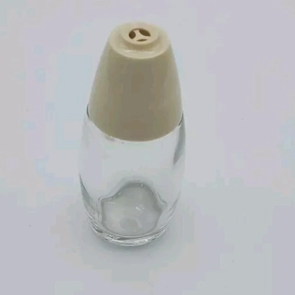 Vintage Gemco Ware the Pick One Toothpick Dispenser‎ Holder Almond Plastic Glass